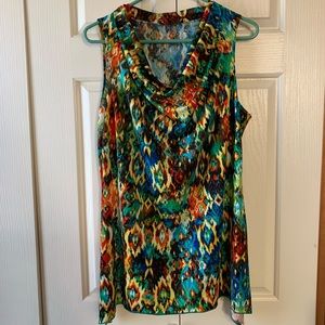 NWOT colorful top. XL